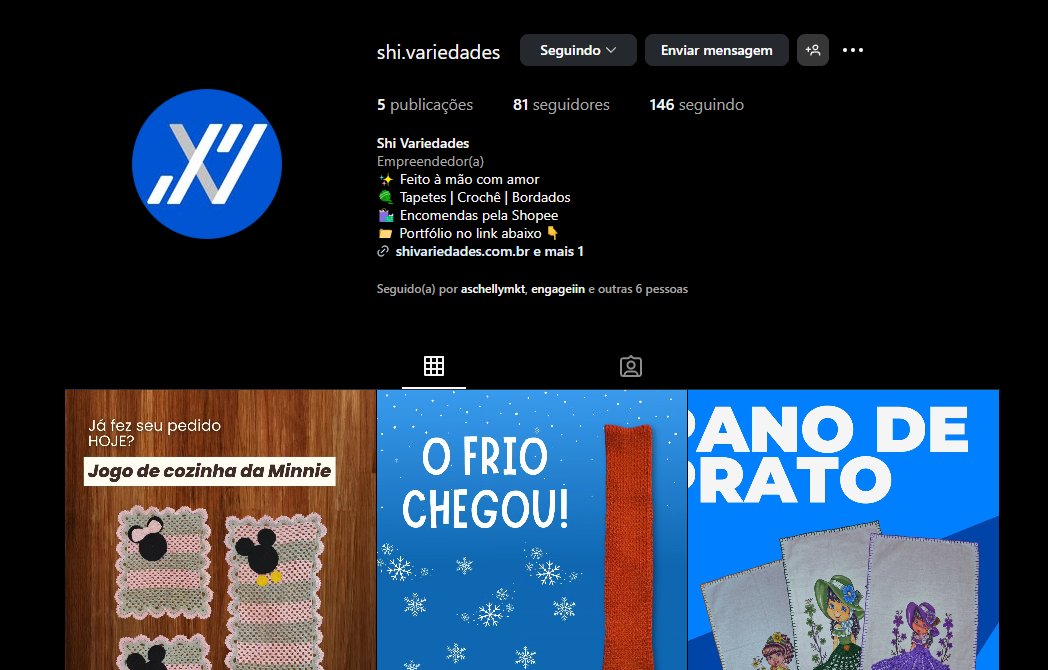 Registro do projeto Shi Variedades